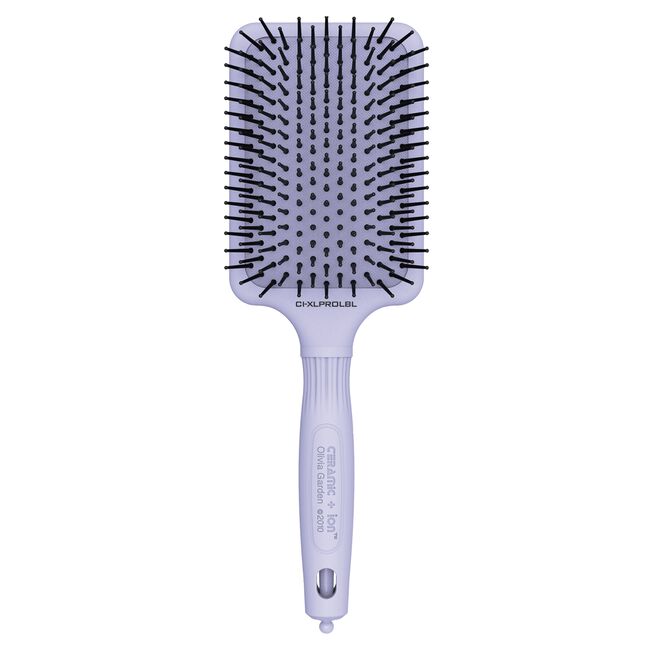 Purple Ceramic + Ion Blossom XL Pro Large Paddle Brush