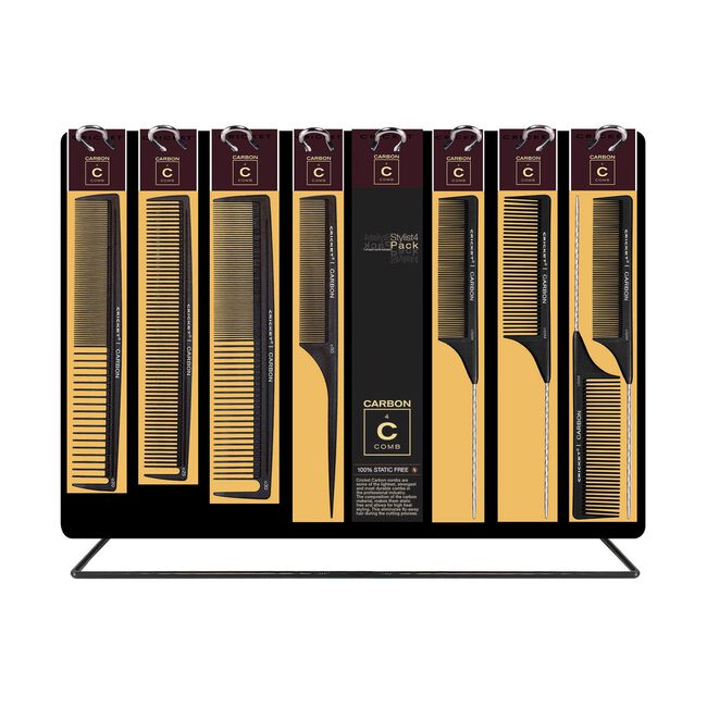 Carbon Comb 48 Piece Display
