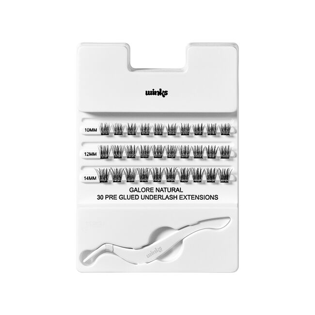 Winks Press on 30 pc Natural + Applicator