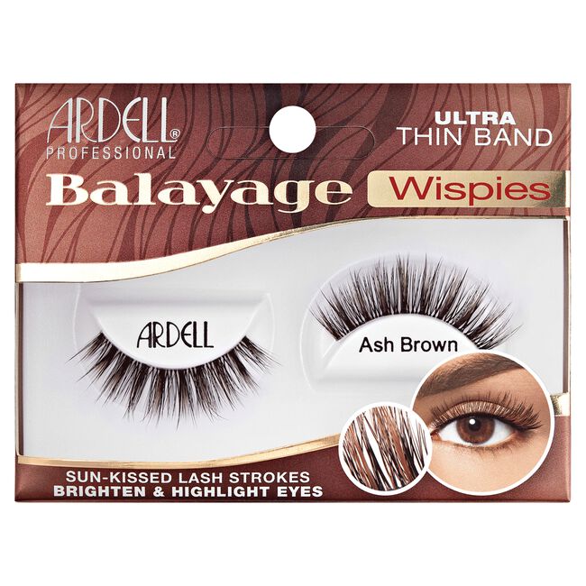Ash Brown Balayage Wispies