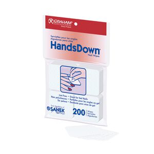 Handsdown 42800 Nail Wipes 2" x 2" (200 wipes per bag)