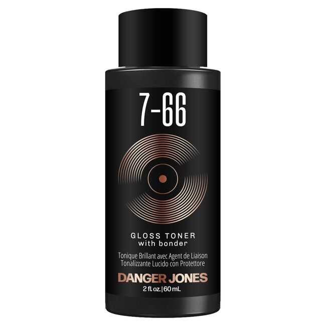 7-66 Red Red Gloss Toner with Bonder Demi-Permanent Hair Color