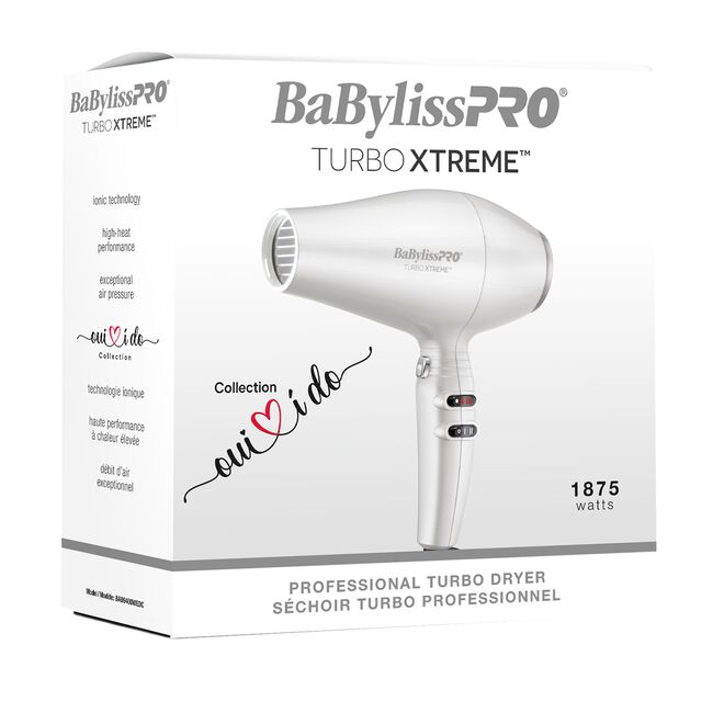 White Turbo Xtreme Ionic Dryer