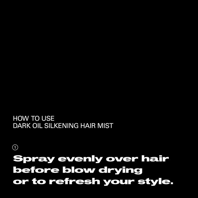Dark Oil Silkening Hair Mist