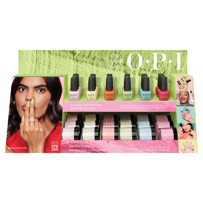 Me, Myself, and OPI Powder Perfection + Nail Lacquer Display