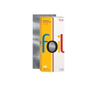 Silver foil embossed 5 inch x 12 foot - 300 count