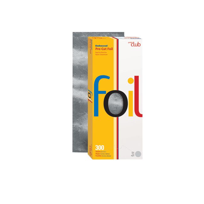 Silver foil embossed 5 inch x 12 foot - 300 count