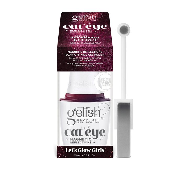 Let's Glow Girls Cat Eye Magnetic Reflections Soak-Off Gel Polish