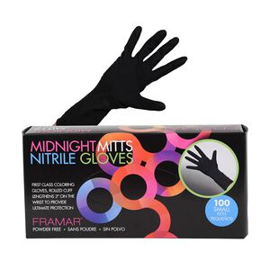 Midnight Mitts Nitrile Gloves - Small 100 Count