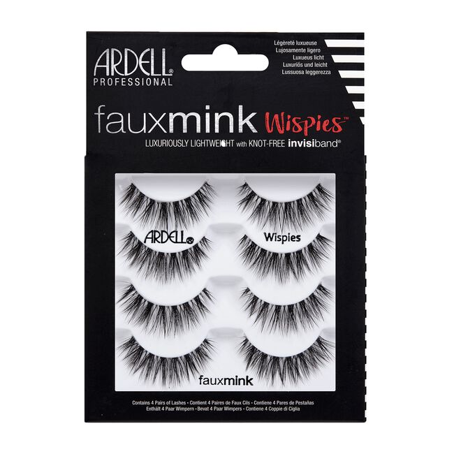 4 Pack Faux Mink Wispies