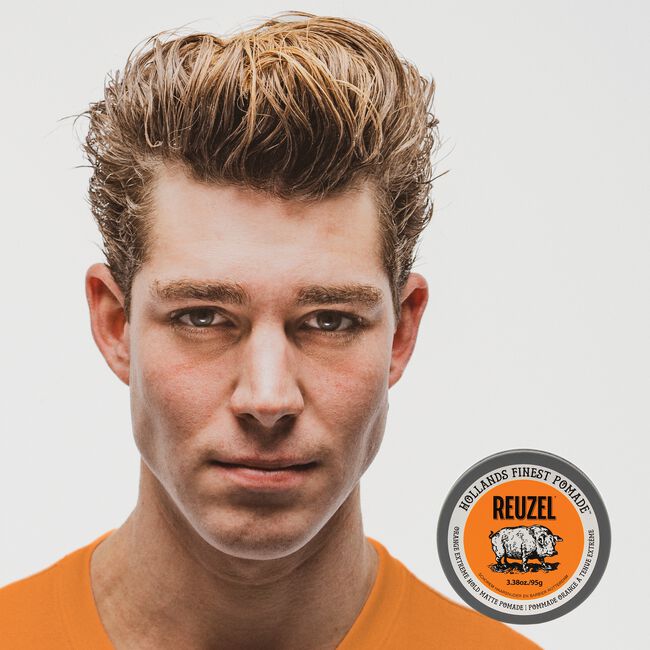 Orange Extreme Hold Matte Pomade
