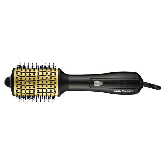 Oval Ionic Hot Air Brush with Bonus Sectioning Clips BabylissPro