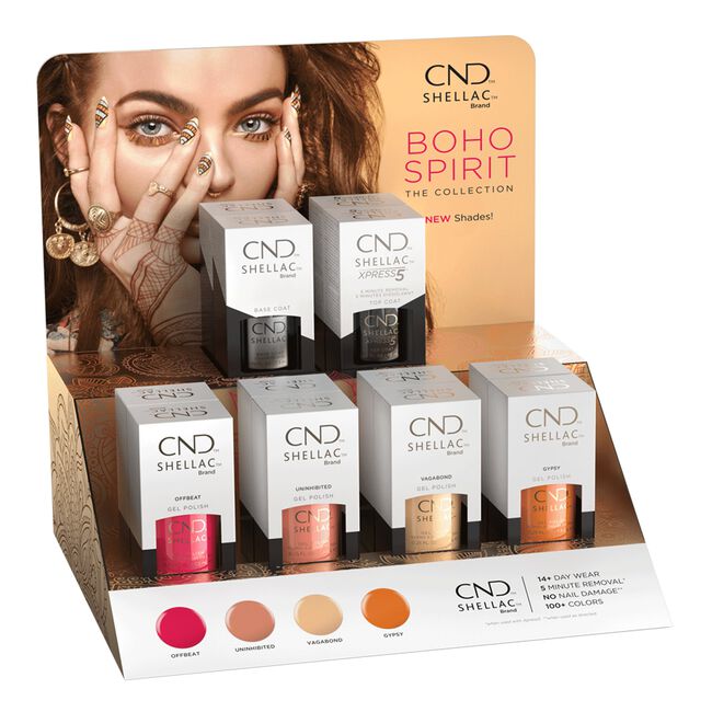 Shellac BOHO Spirit - 12 Count Display