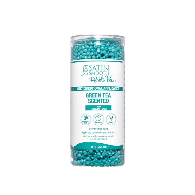 Green Tea Scented Multidirectional Pebble Wax