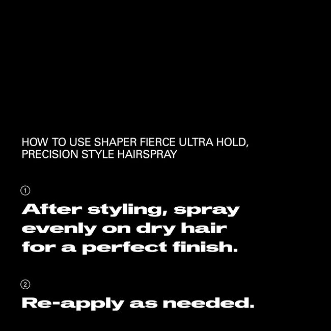 Shaper Fierce Ultra Hold Precision Style Hairspray