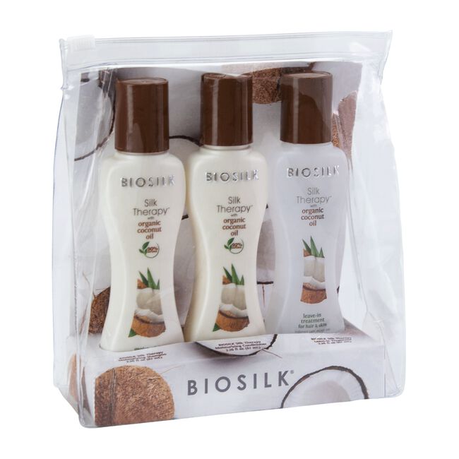 Biosilk Silk Therapy With Coconut Oil Travel Kit Farouk CosmoProf