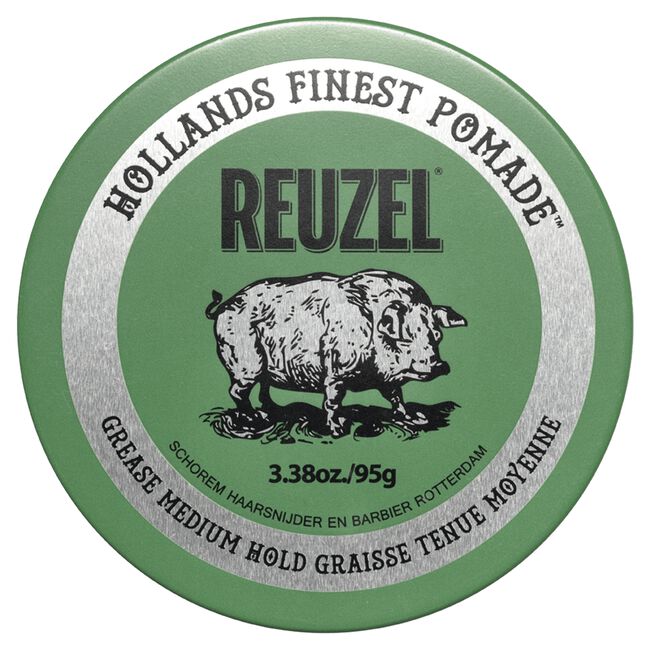 Green Medium Hold Pomade Grease