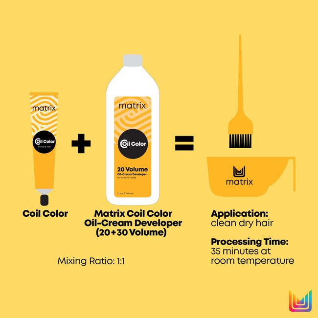 Coil Color 20 Volume Developer Matrix CosmoProf