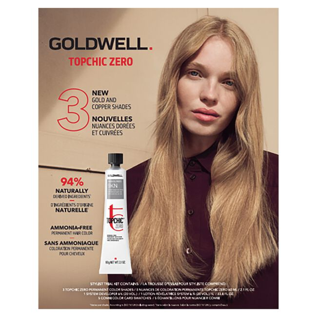 Topchic Zero Gold and Copper Stylist Kit