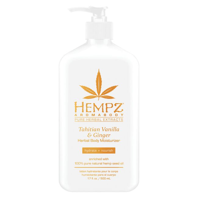 Tahitian Vanilla & Ginger Herbal Body Moisturizer