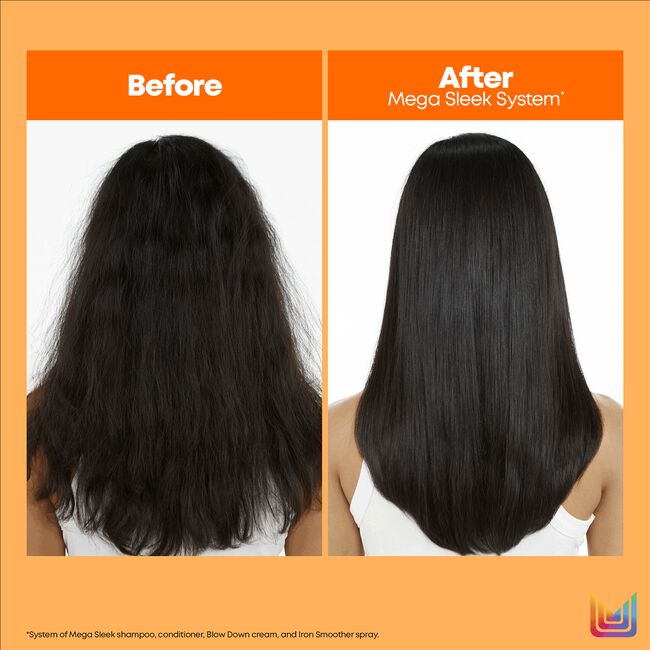 Mega Sleek Blow Down Leave-In Cream