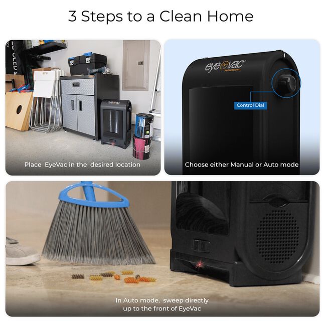 Black Electric Dustpan Vacuum