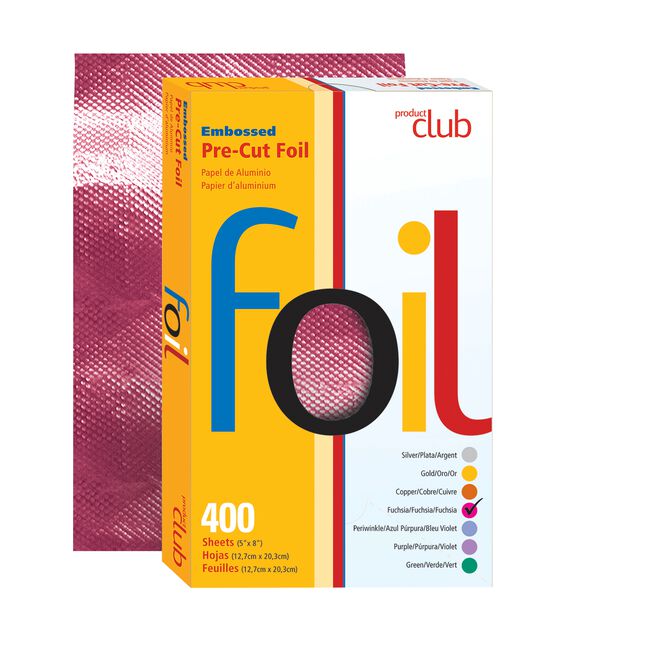 Embossed Pre-Cut Foil-Fuchsia