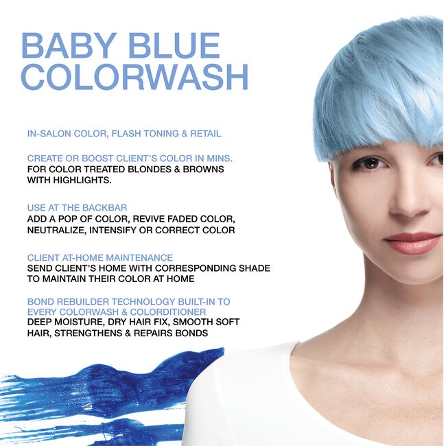 Viral Pastel Baby Blue Colorwash