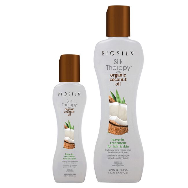 Biosilk Silk Therapy with Coconut Oil Leave-In Treatment