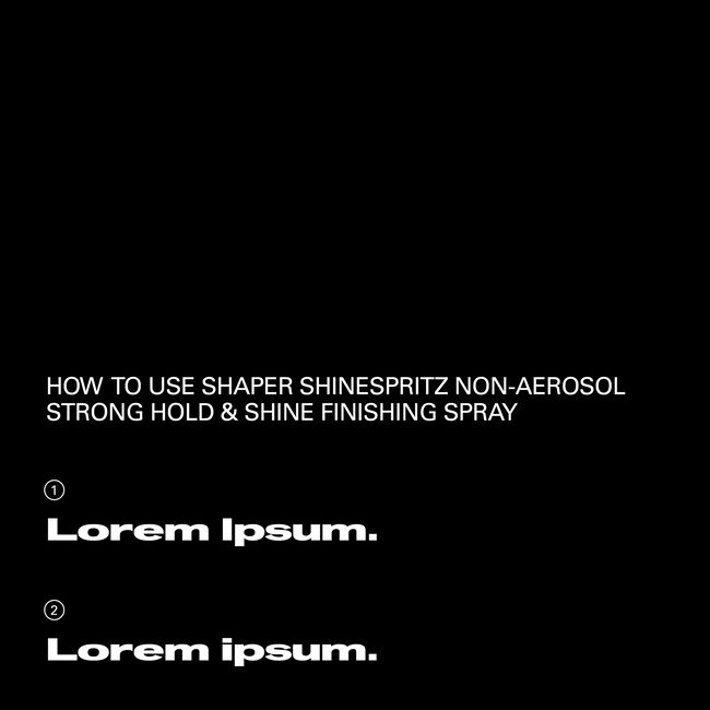 Shaper ShineSpritz Non-Aerosol Strong Hold & Shine Finishing Spray