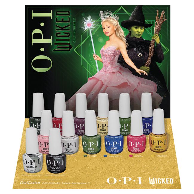 Wicked Holiday GelColor Chipboard Display