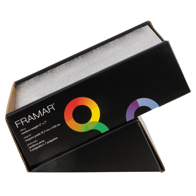 5x7 Pre-Cut Embossed Medium Silver - 500 Sheets