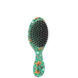 Green Winter Magic Mini Detangler Brush