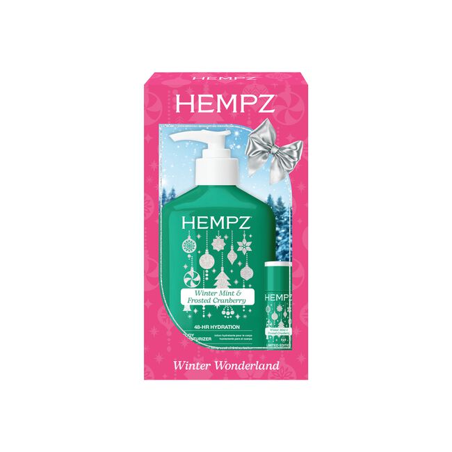 Winter Wonderland Winter Mint & Frosted Cranberry Moisturizing Lotion & Lip Balm Gift Set