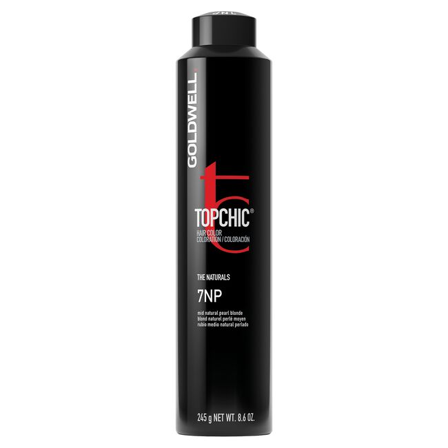 7NP Mid Natural Pearl Blonde Topchic Permanent Hair Color Canister