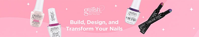 Gelish. Build, design and transform nails.