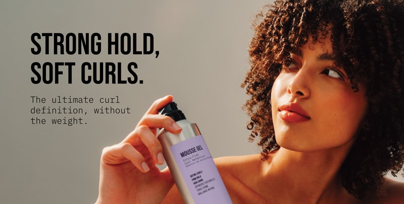 STRONG HOLD, SOFT CURLS. The ultimate curl definition, without the weight.