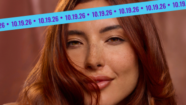 Model with copper red hair at Color the World 2026