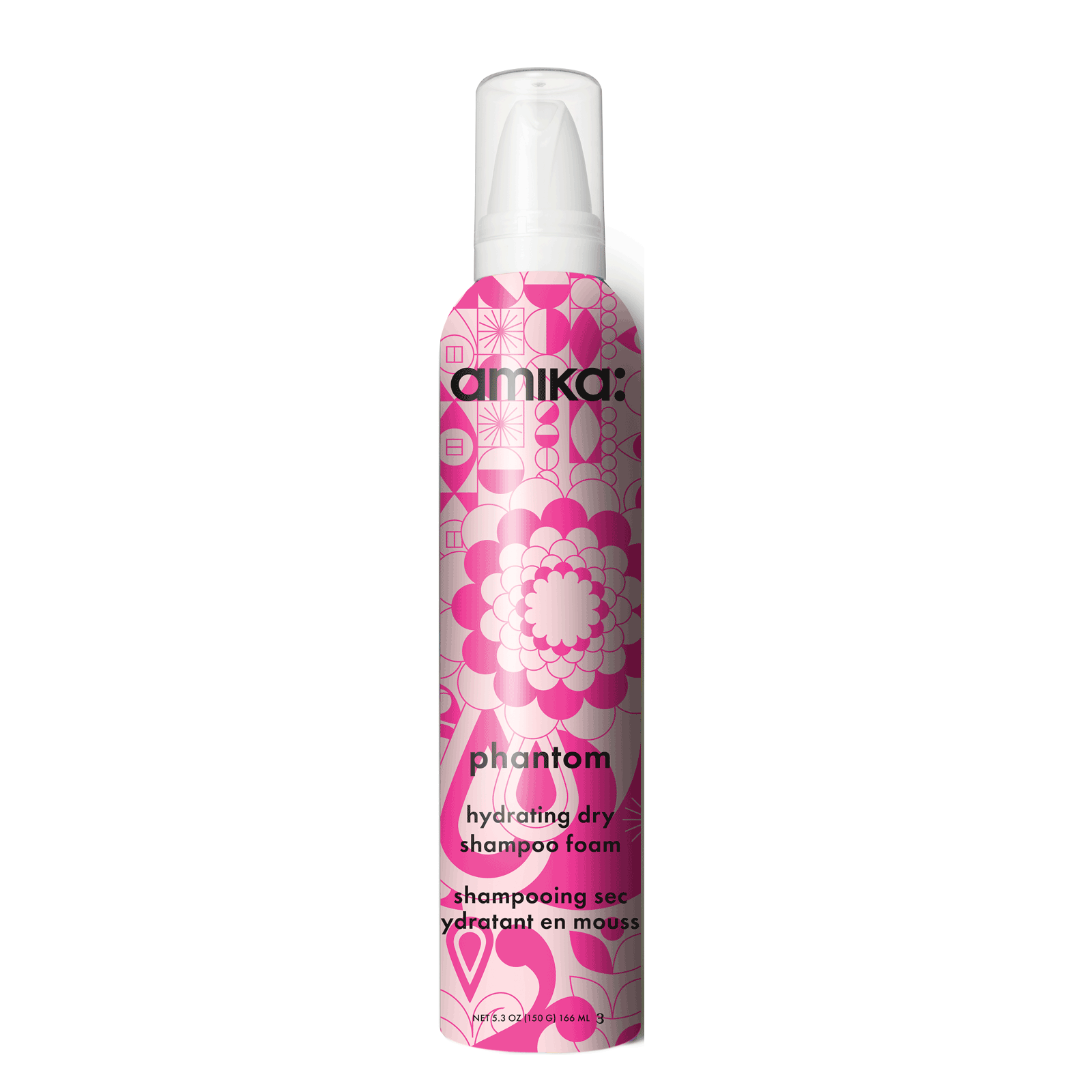 Phantom Hydrating Dry Shampoo Foam amika CosmoProf
