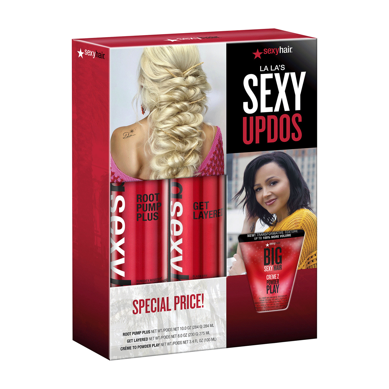 Big Sexy Hair Lala Updo Kit Sexy Hair Concepts Cosmoprof