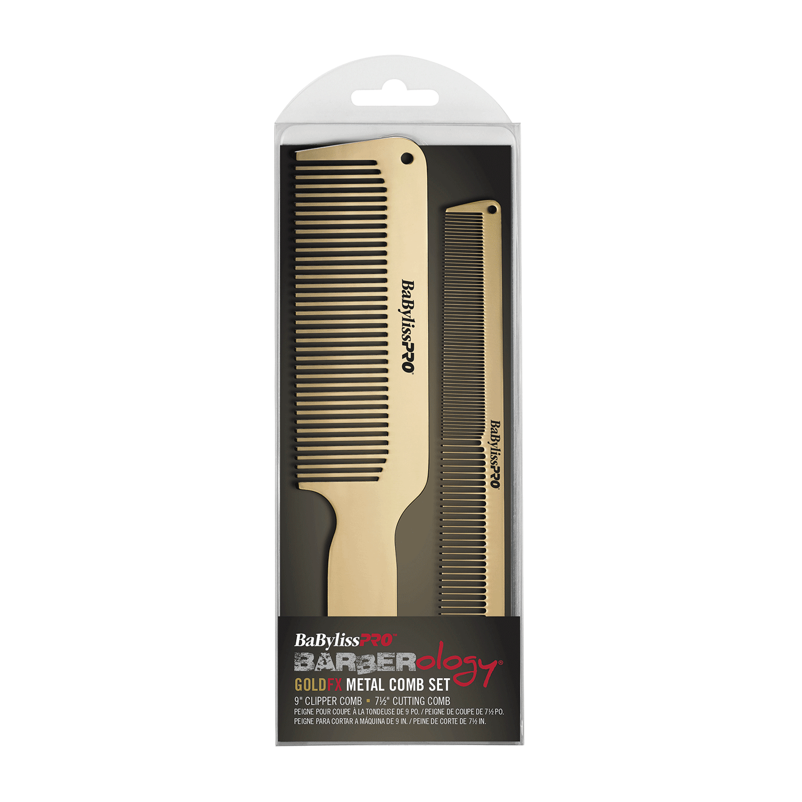 GoldFX Metal Combs 2Pack Dannyco Electrical CosmoProf