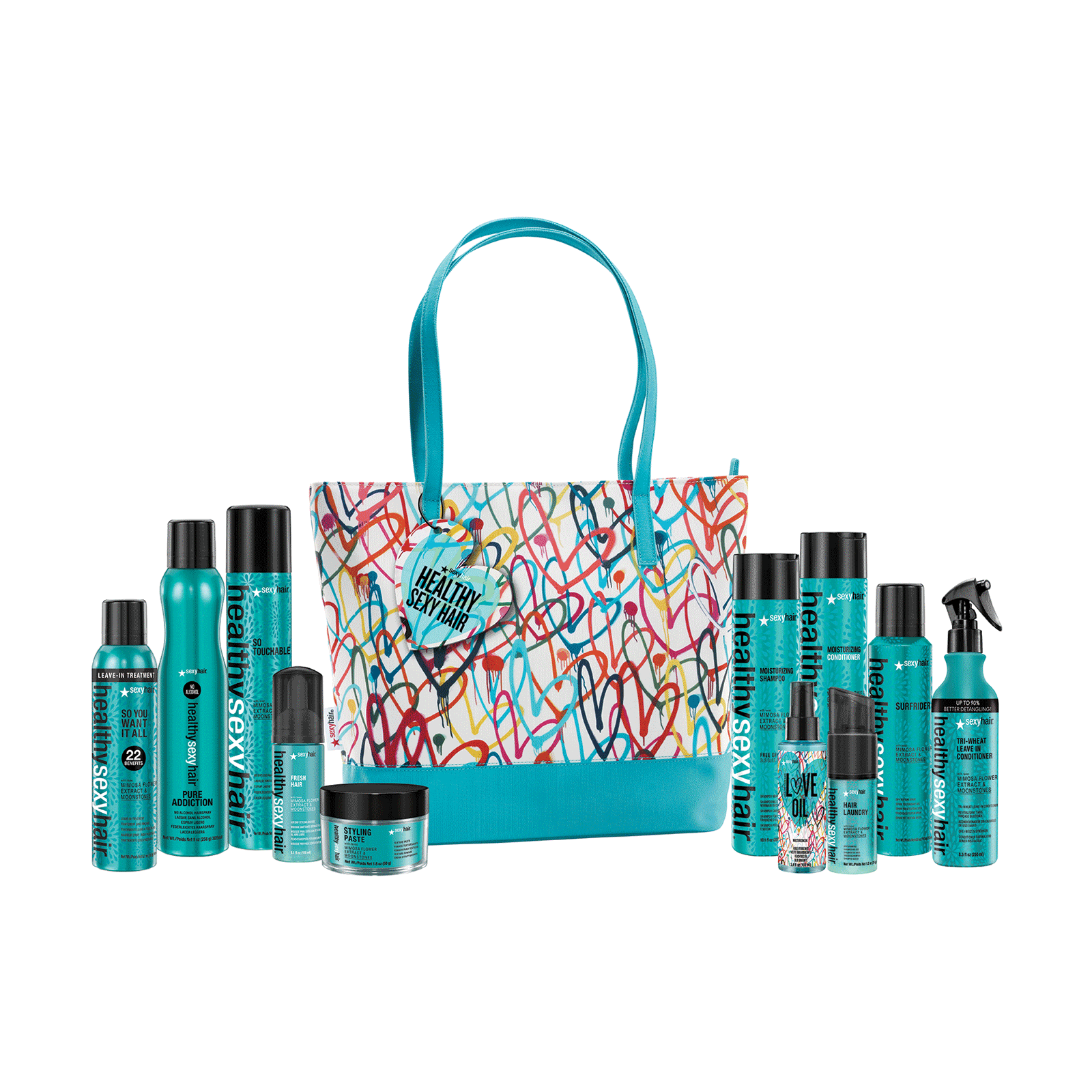 Healthy Sexy Hair Care & Styling Set With Tote Bag - Sexy ...