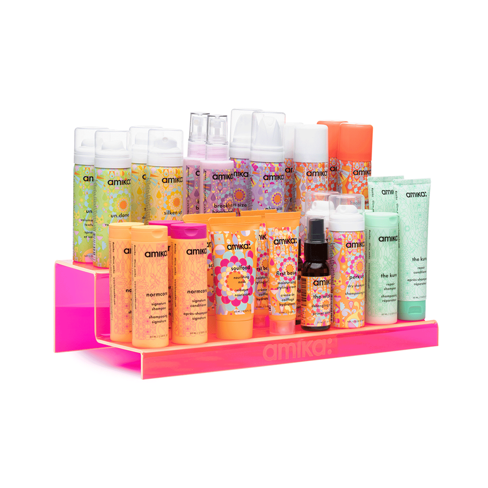 Travel Size Product Display amika CosmoProf