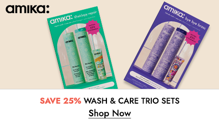 Save 25% on Amika Wash and Care trio sets. Click here to shop now!
