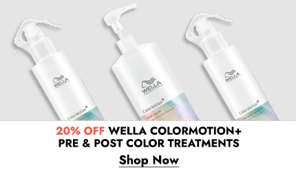 20% Off Wella ColorMotion + PRE & Post Color Treatments. Click here to shop now!