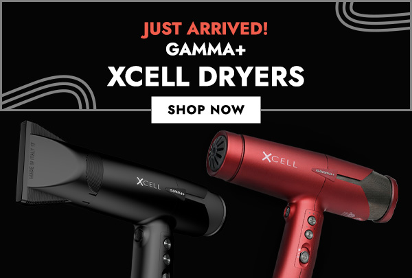 Just Arrived Gamma and Xcell hair Dryers. Click here to shop now.