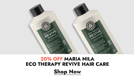 20% off Maria Nila Eco Therapy Revive Hair Care. CLick here to shop now!